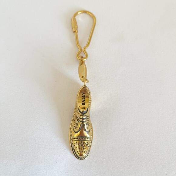 BALLY Vintage Key Gold Chain Mens Shoe Unisex - Picture 8 of 10